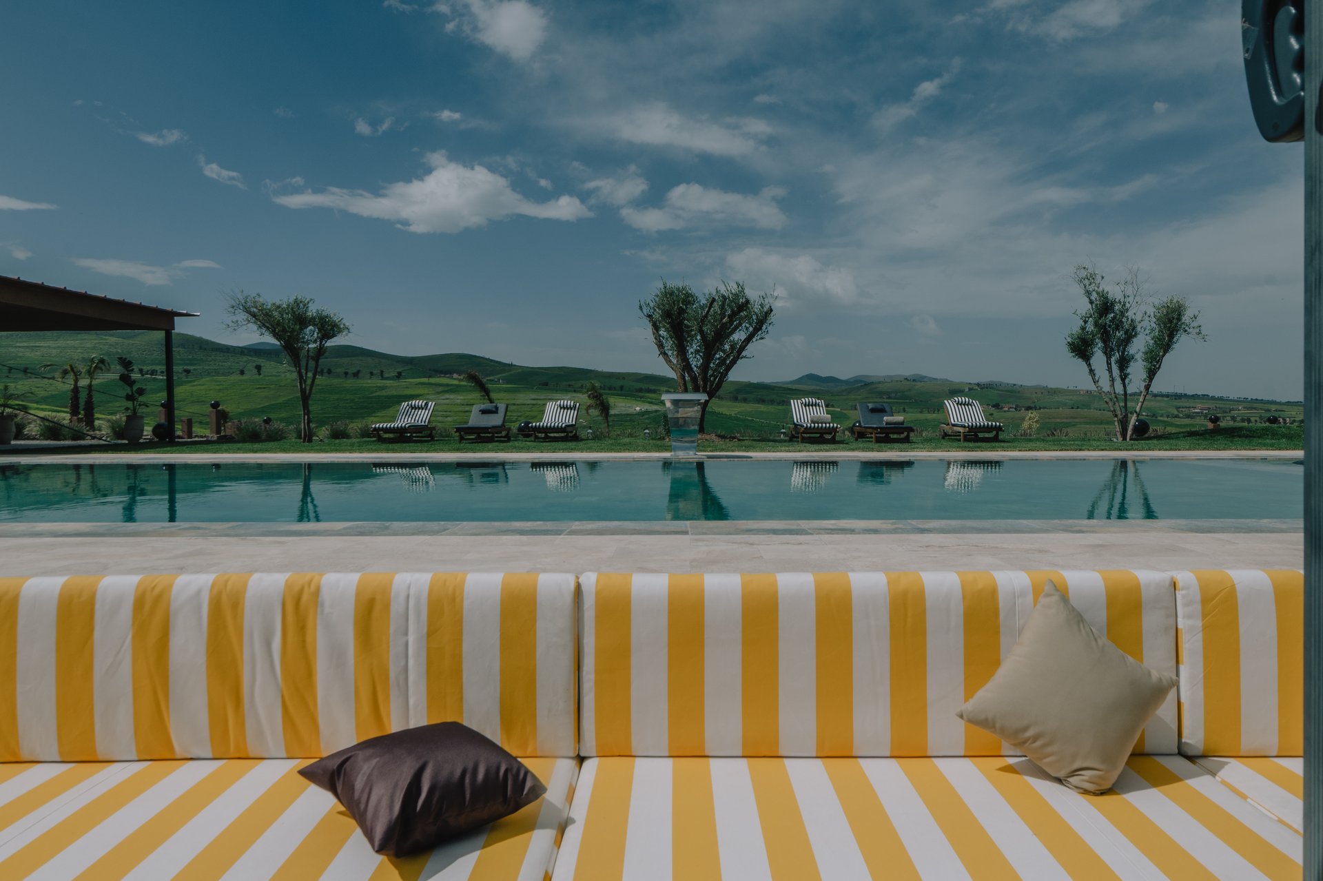 Piscine chauffée avec vue sur l'Atlas — villa Z0